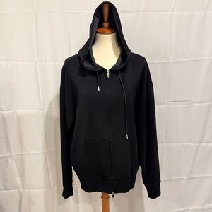 Women's Black Hoodie Sweater